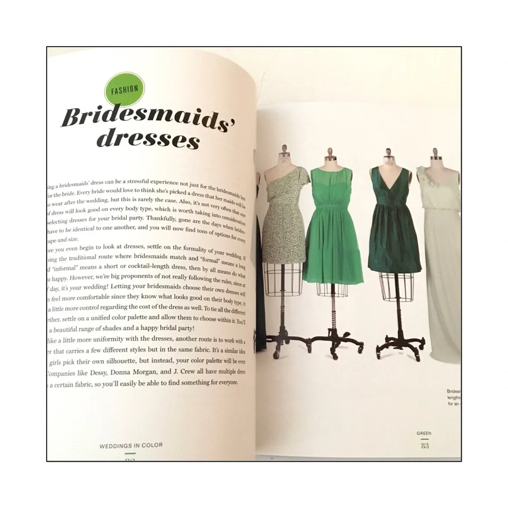 🆕 Weddings in Color Hardback 500 Ideas for a Modern Wedding